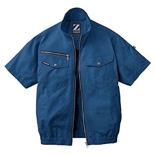 自重堂 z-dragon 空调服短袖夹克衫 74090 藏青色 ll码